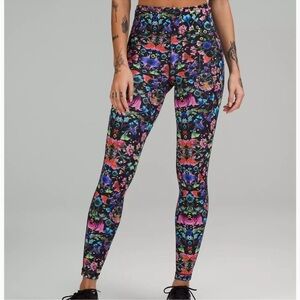 Lululemon Fast and Free High-Rise Tight 25" Flower Scope